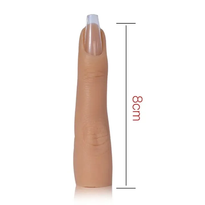 Doigts de Pratique en Silicone pour Onglerie