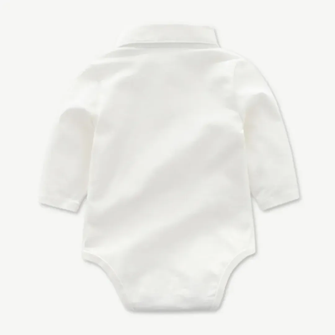 Ensemble Salopette Bébé Garçon – 3 Pièces (Salopette + Body + Casquette) – 0 à 24 Mois – Nouvelle Collection 2024