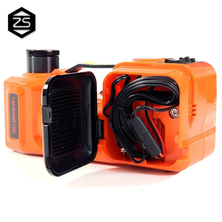 Cric Électrique Hydraulique 5 Tonnes 12V avec Boîte – Kit de Réparation Auto Complet