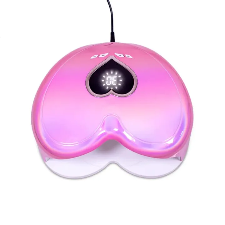 Lampe UV pour ongles – Design cœur rose 96W