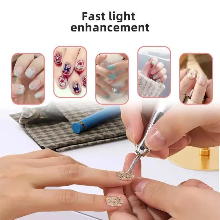 Ponceuse Électrique Rechargeable 36W – Kit Complet Manucure