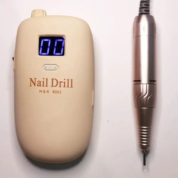 Ponceuse Ongles Rose 35 000 RPM – Design Féminin & Batterie Longue Durée