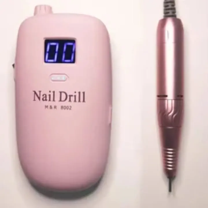 Ponceuse Ongles Rose 35 000 RPM – Design Féminin & Batterie Longue Durée