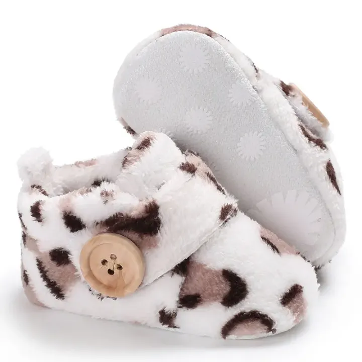 Bottes Bébé Hiver – Peau de Mouton Douce & Semelle Peluche Éléphant Ultra-confortable – Nouveau-né à 24 mois – Anti-froid & Faciles à Enfiler