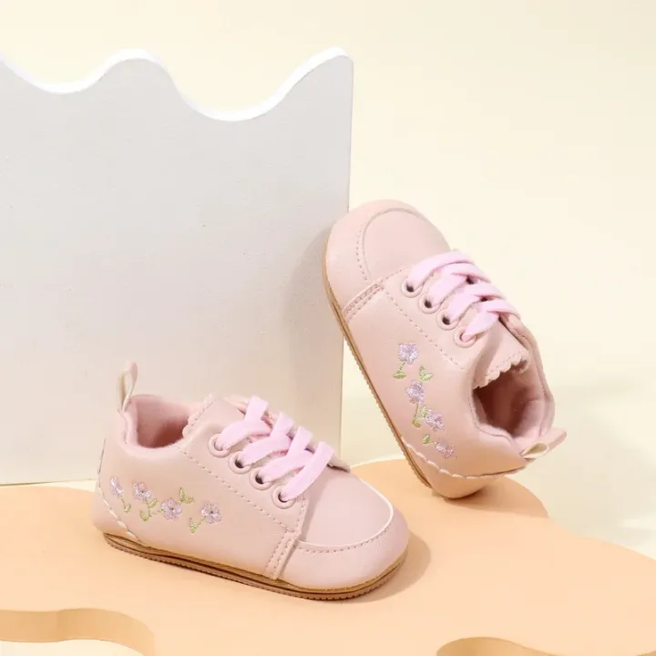 Chaussures Bébé Fille en Cuir Souple
