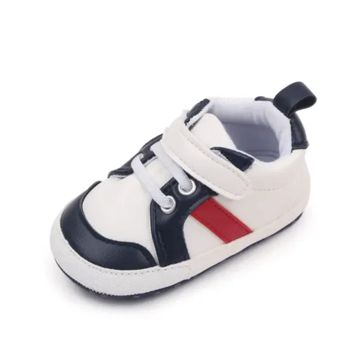 2024 Nouvelle Collection Printemps/Automne - Baskets Décontractées pour Bébé Garçon 0-12 Mois - Chaussures de Sport Légeres et Confortables
