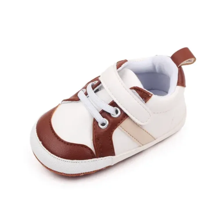 2024 Nouvelle Collection Printemps/Automne - Baskets Décontractées pour Bébé Garçon 0-12 Mois - Chaussures de Sport Légeres et Confortables