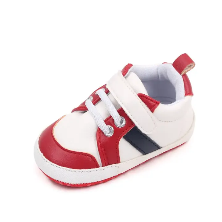 2024 Nouvelle Collection Printemps/Automne - Baskets Décontractées pour Bébé Garçon 0-12 Mois - Chaussures de Sport Légeres et Confortables