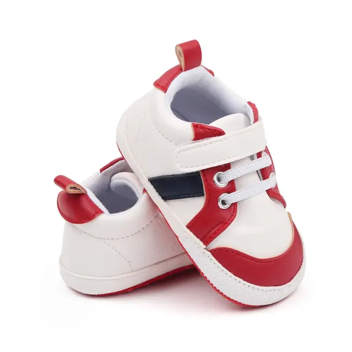 2024 Nouvelle Collection Printemps/Automne - Baskets Décontractées pour Bébé Garçon 0-12 Mois - Chaussures de Sport Légeres et Confortables