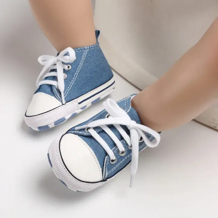 Baskets Étoilées pour Bébés - Chaussures Premiers Pas Confortables et Antidérapantes