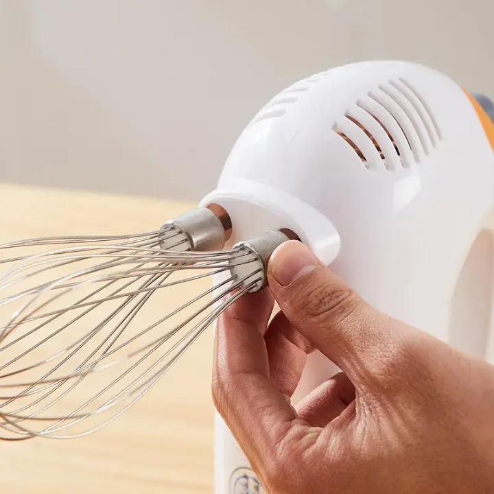 Mixeur Électrique Manuel 5 Vitesses – 125W avec Accessoires Multifonctions pour Gâteaux, Crèmes, Pâtes et Œufs