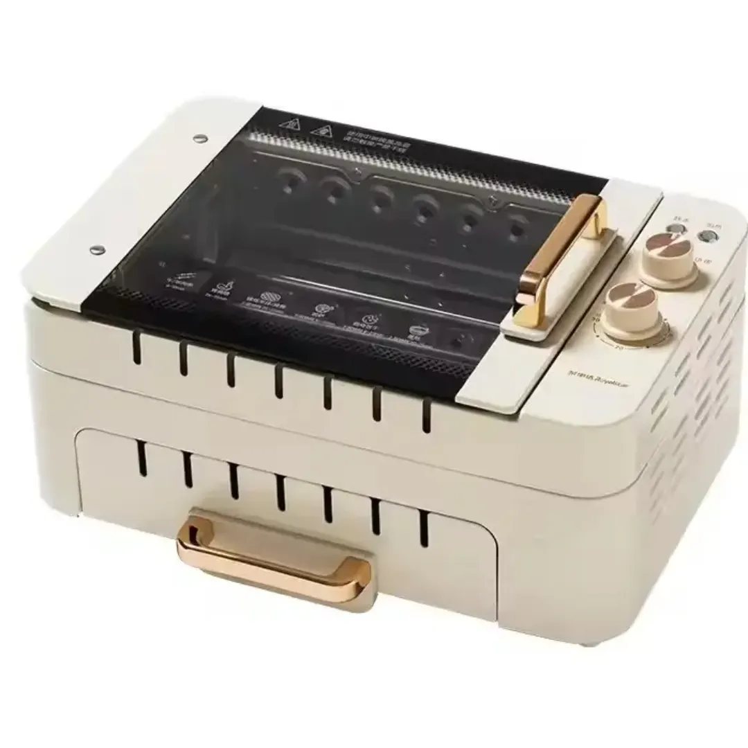 Four à Barbecue Électrique Royalstar - Gril Sans Fumée Automatique pour Brochettes et Grillades en Intérieur
