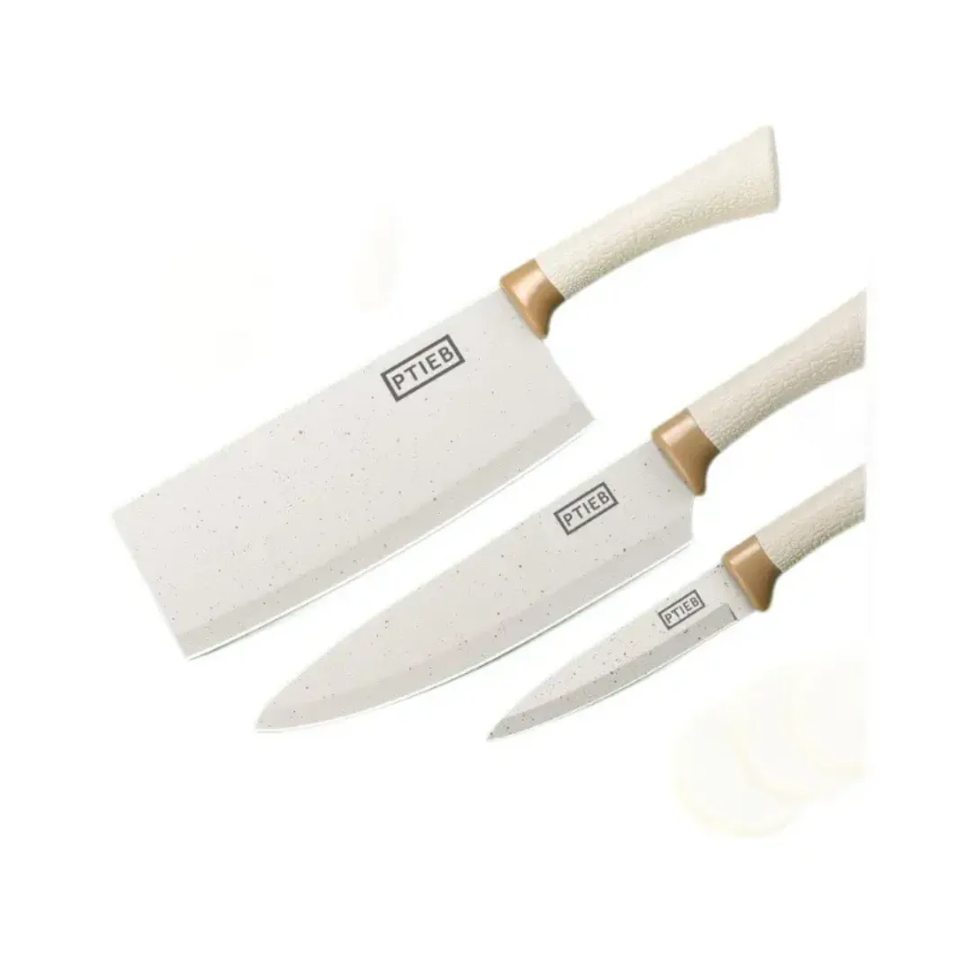 Ensemble de Couteaux de Cuisine avec Support Élégant – Multifonction et Portable
