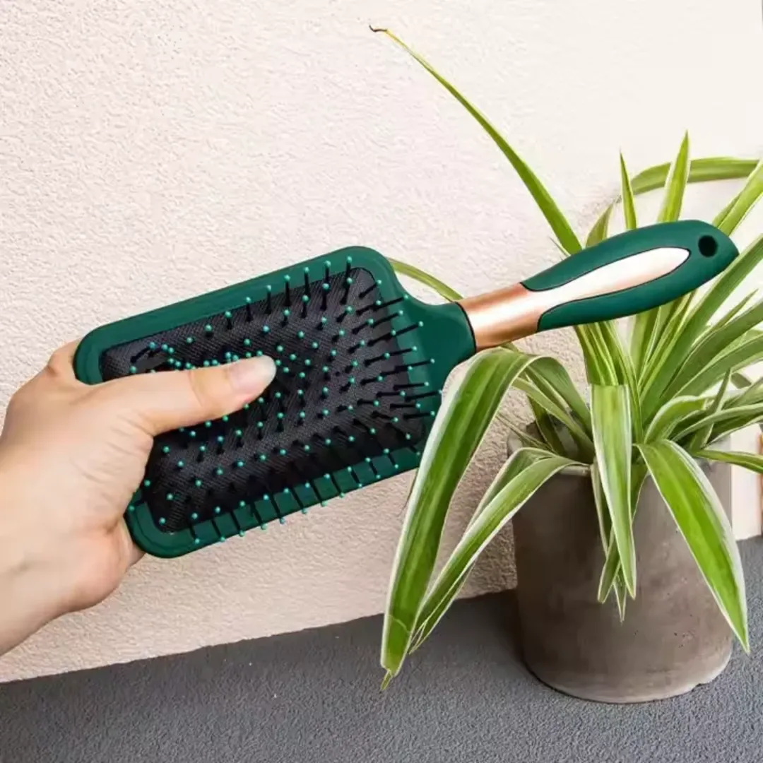Ensemble de 4 Brosses Démêlantes Professionnelles – Spécial Cheveux Bouclés, Antistatiques et Résistantes à la Chaleur