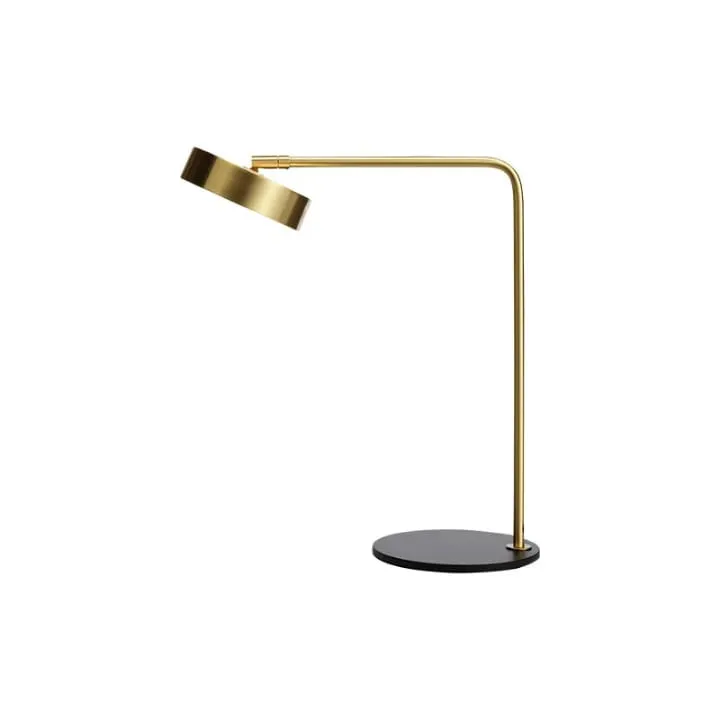 Lampe de Bureau Moderne en Métal Doré - TQ22001