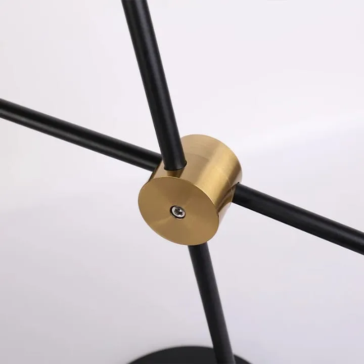. Lampe Double Bras Croisé avec Tête Orientable