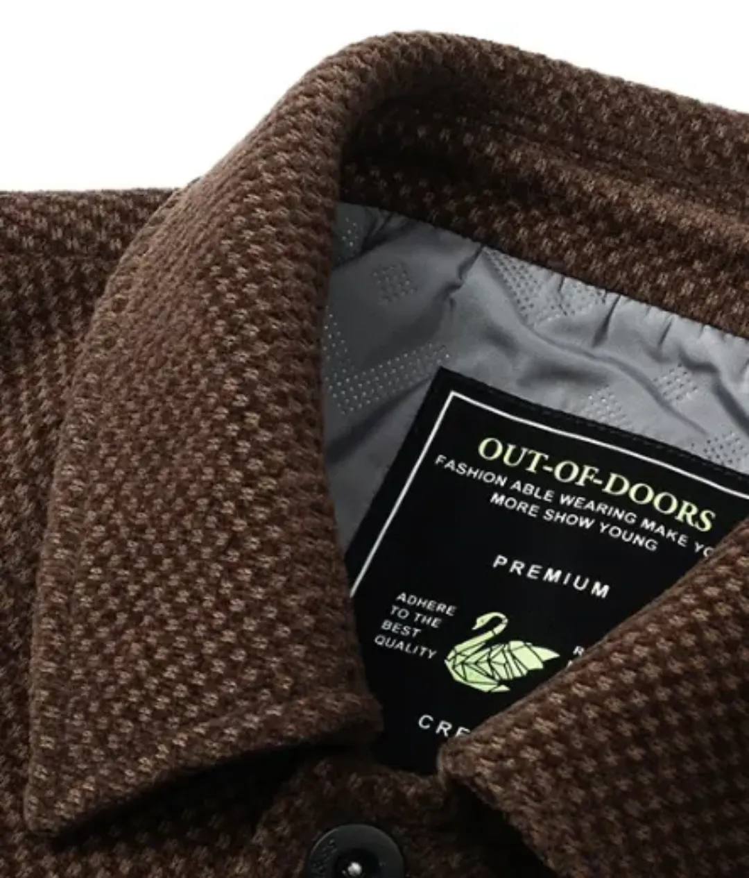 Veste Homme Élégante 2025 – Blouson Tendance en Tissu Épais pour Printemps et Automne, Style Décontracté pour Hommes Matures
