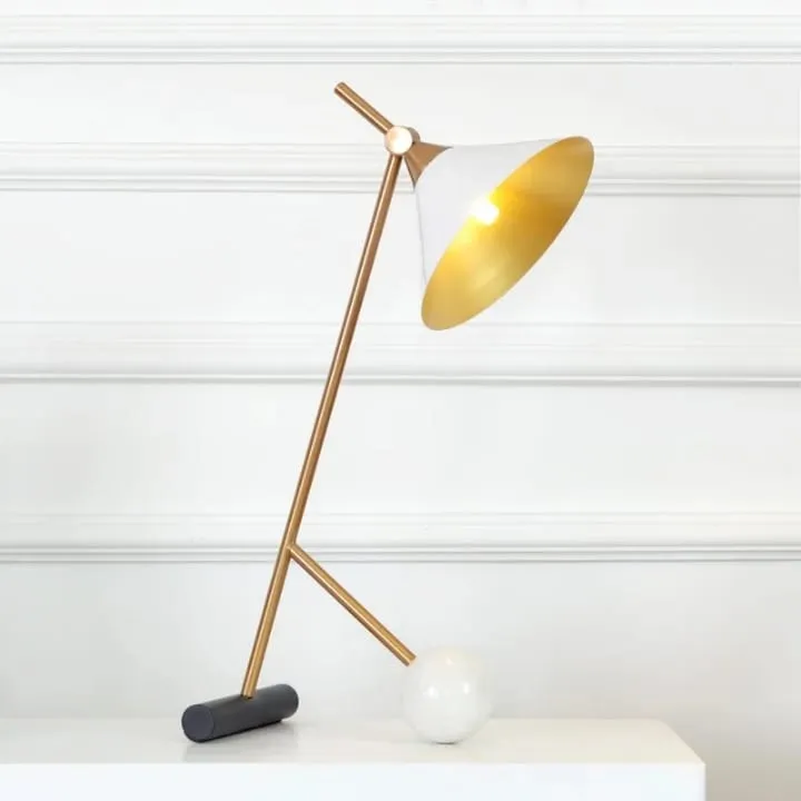 Lampe Dorée et Noire Style Rétro - TQ22009