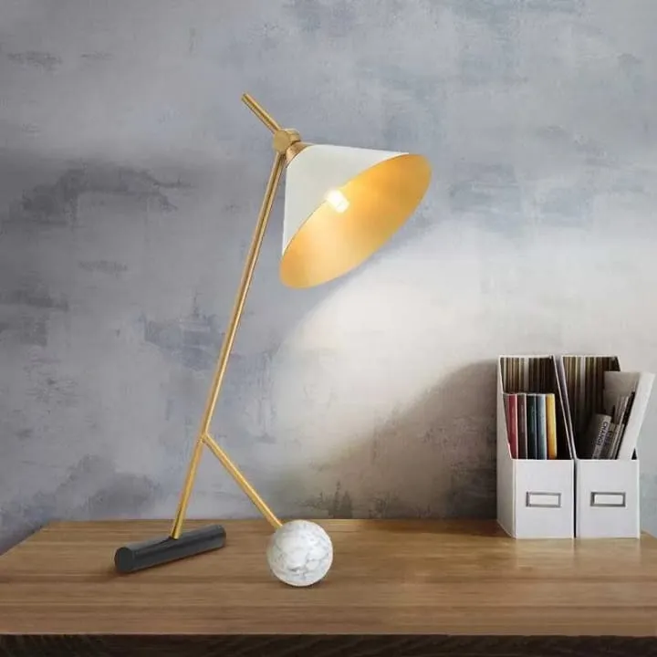 Lampe Dorée et Noire Style Rétro - TQ22009