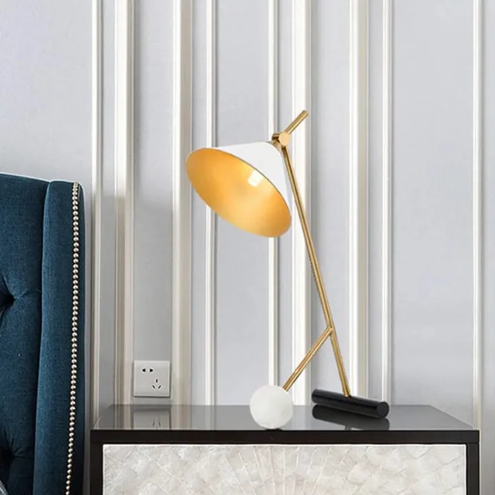 Lampe Dorée et Noire Style Rétro - TQ22009