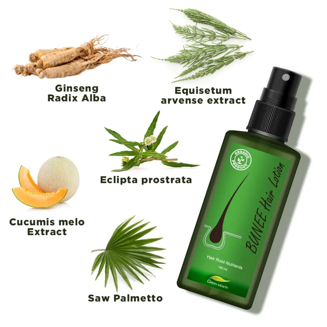 Lotion Capillaire BUNEE – Anti-Chute & Stimulation Rapide de la Pousse