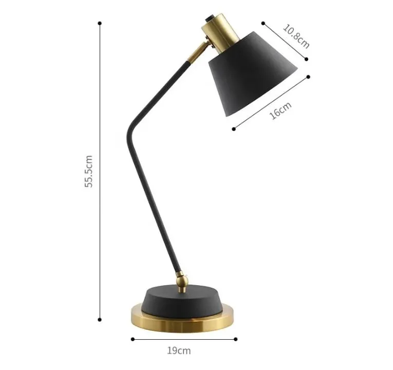 Lampe de Bureau Moderne avec Tête Courbée - TQ22014
