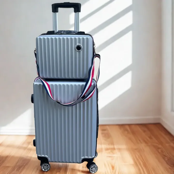 Ensemble de Valises de Voyage 2 Pièces – Valise Cabine + Sac à Dos à Roulettes, Léger et Résistant, Unisexe