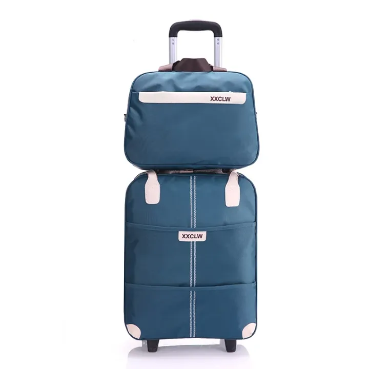 Set de Bagages Tendance 2025 – Sac de Voyage Imperméable à Roulettes avec Sac à Main Intégré