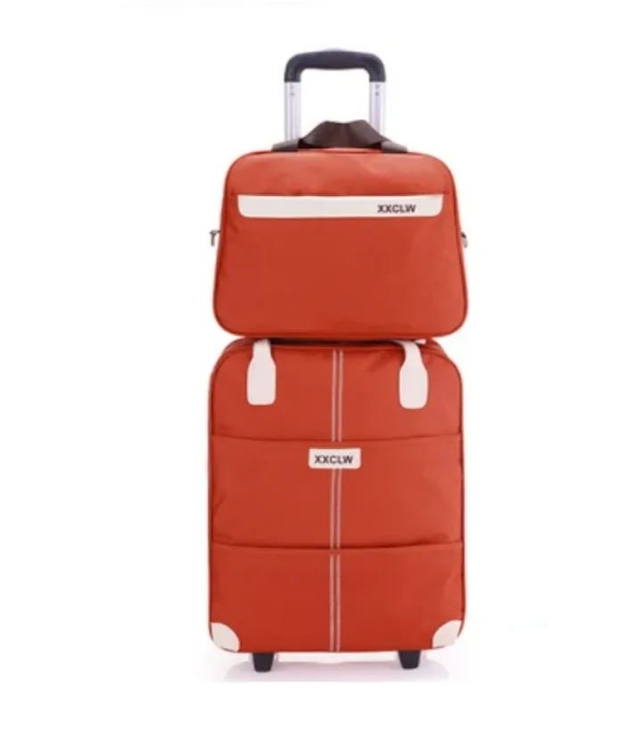 Set de Bagages Tendance 2025 – Sac de Voyage Imperméable à Roulettes avec Sac à Main Intégré
