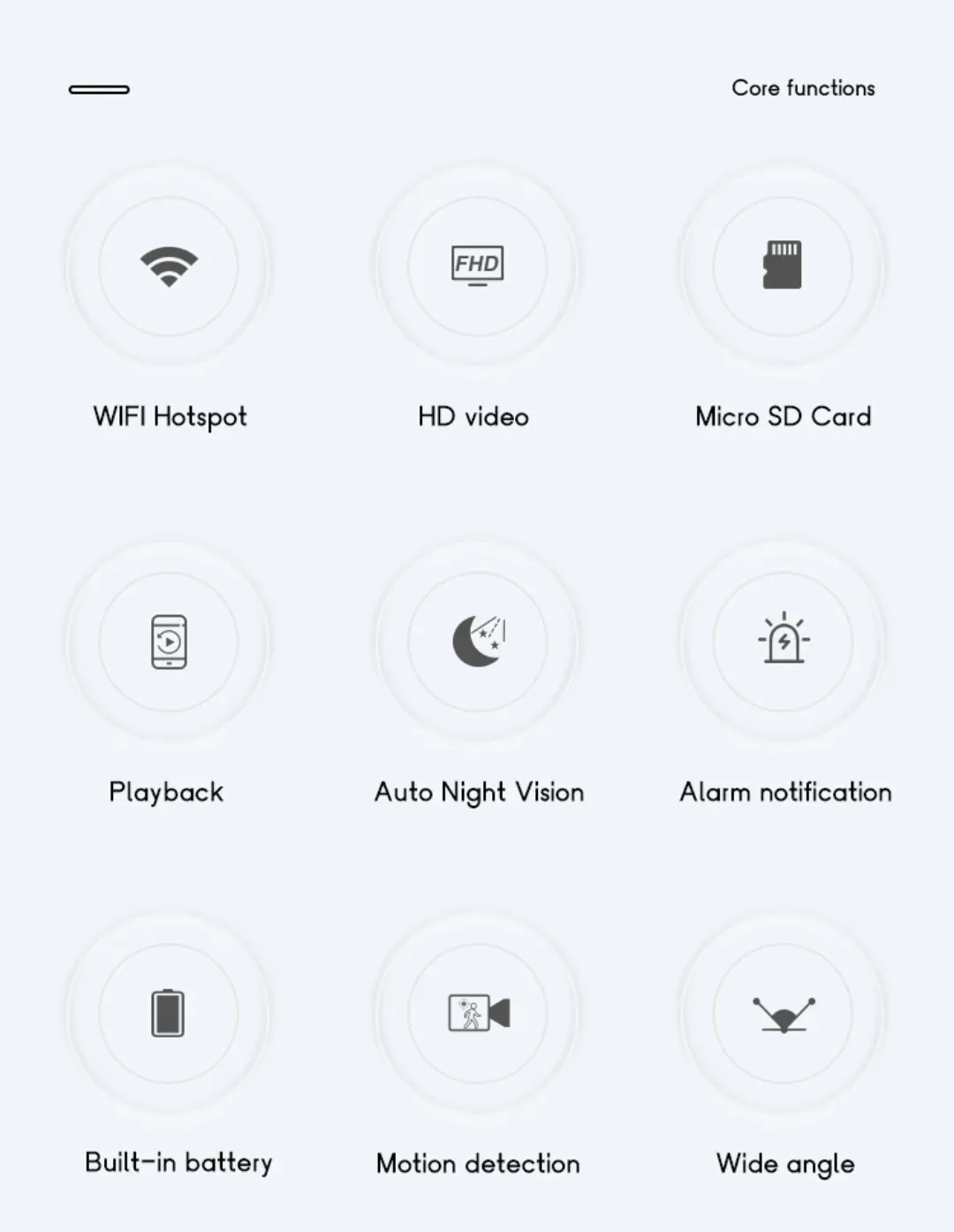 Caméra Mini WiFi C21 – Vision Panoramique 360° avec Détection de Mouvement