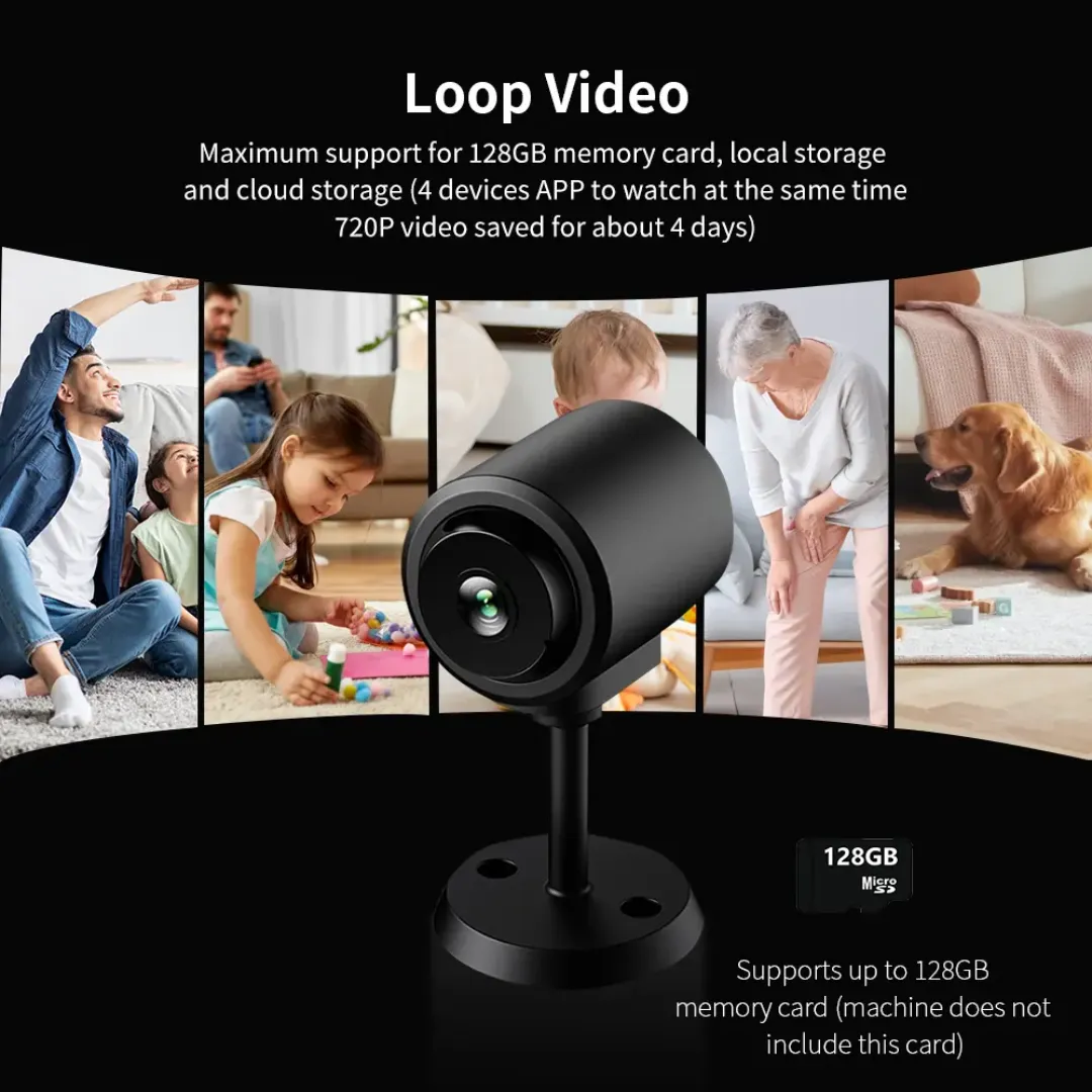 Caméra WiFi C23 Bullet – Compacte avec Vue Large et Fixation Murale