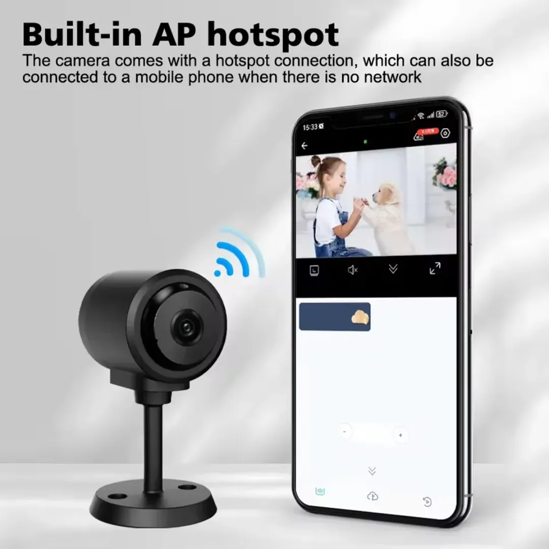 Caméra WiFi C23 Bullet – Compacte avec Vue Large et Fixation Murale