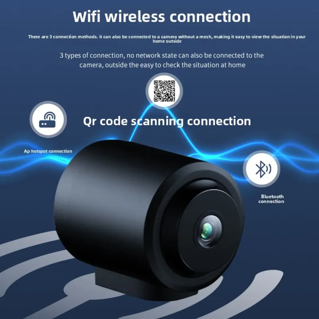 Caméra WiFi C23 Bullet – Compacte avec Vue Large et Fixation Murale