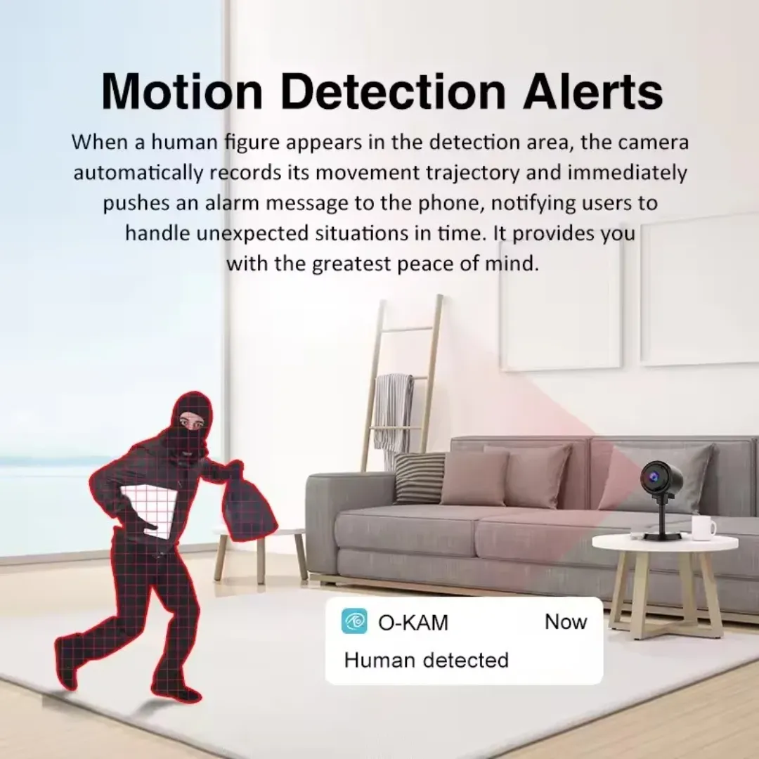 Caméra WiFi C23 Bullet – Compacte avec Vue Large et Fixation Murale