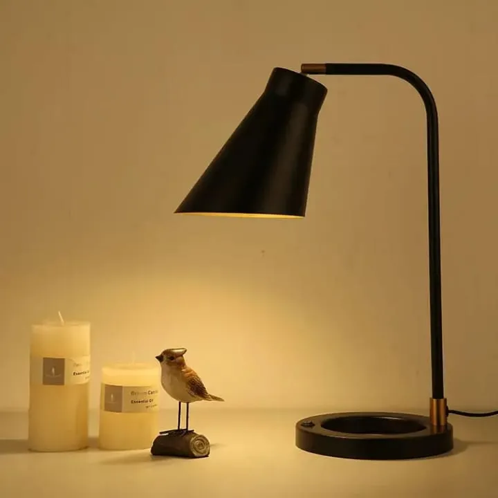 Lampe de Bureau Moderne Noir Mat – TQ22028