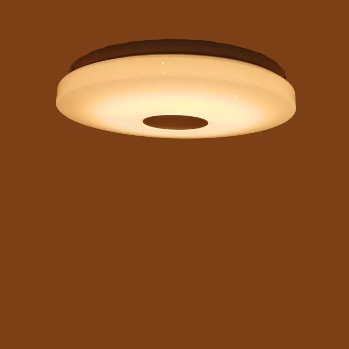Plafonnier LED Intelligent Rond avec Couleurs RVB – Contrôle Wi-Fi, Bluetooth, Musique & Télécommande