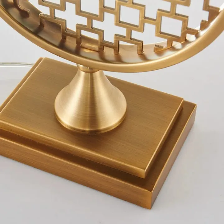 Lampe avec Socle Marbré Carré – YF-124