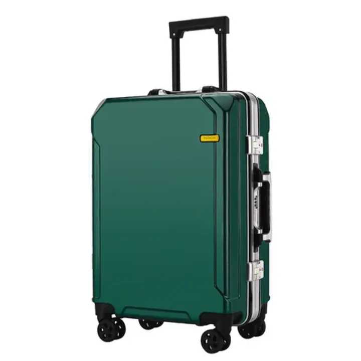 Valise Rigide Premium en Aluminium – Sécurité à Code, Roulettes Pivotantes 360°, Design Unisexe Ultra-Résistant