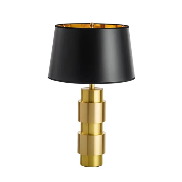 Lampe Contrastée Cuivre et Noir – YF-814