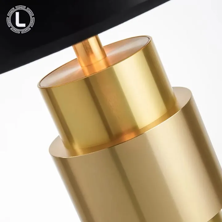 Lampe Contrastée Cuivre et Noir – YF-814