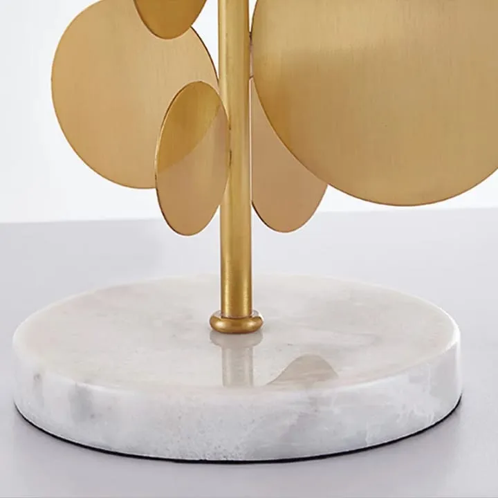 Lampe Sphères Dorées Sculpturales – YF-169A