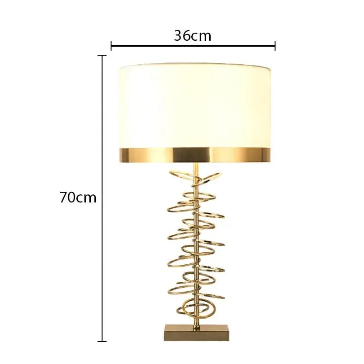 Lampe Compacte à Tige Torsadée – YF-216-S