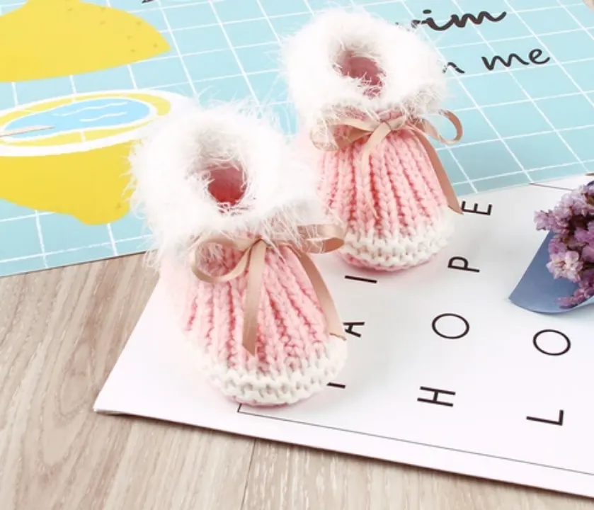 Chaussures Bébé Fille Élégantes avec Noeud Pailleté – Confortables et Antidérapantes