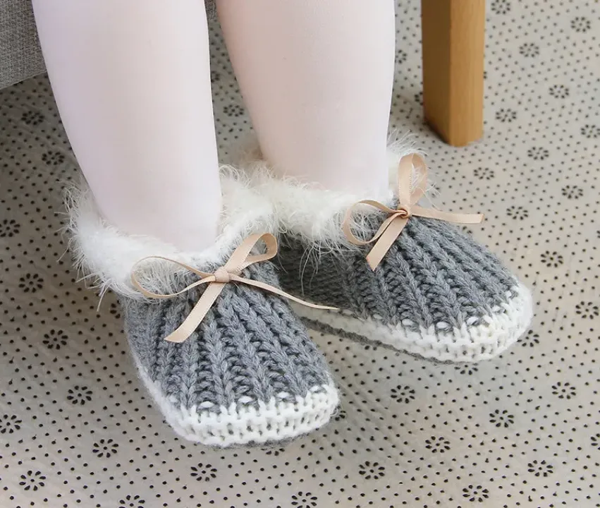 Chaussures Bébé Fille Élégantes avec Noeud Pailleté – Confortables et Antidérapantes