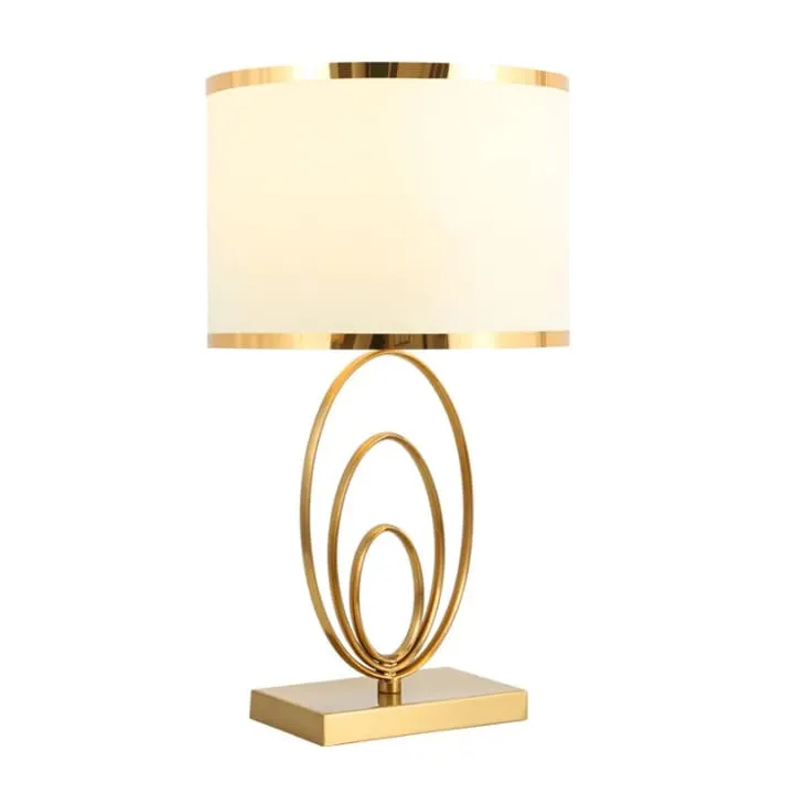 Lampe Double Cercle Doré – YF-242