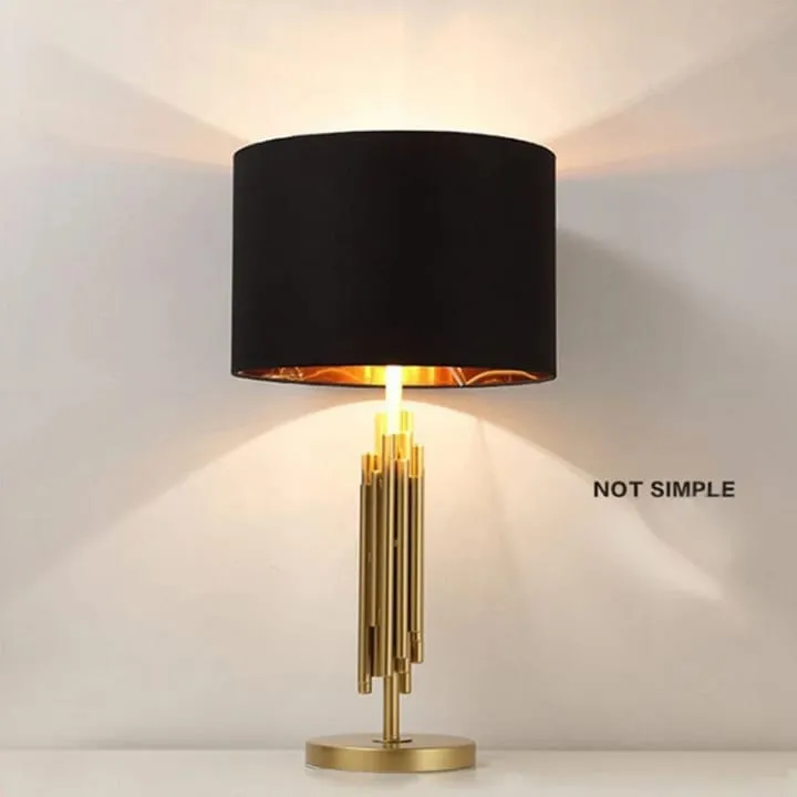 Lampe Tube avec Abat-Jour Rouge – YF-229