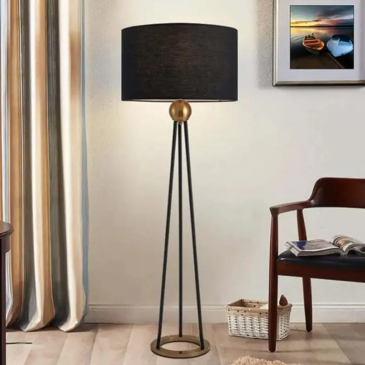 Lampe Anneau Suspendu avec Abat-Jour Noir – YF-817