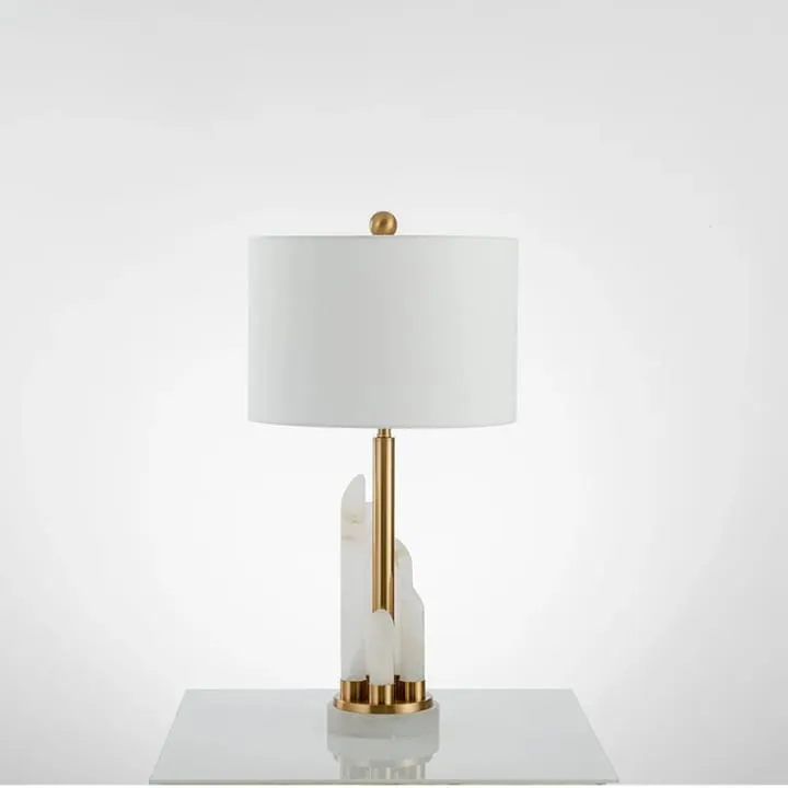 Lampe Dorée avec Base Cristal – YF-819