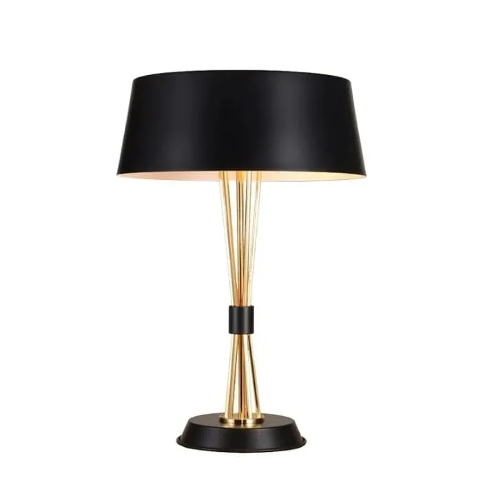 Lampe Colonne Torsadée avec Abat-Jour Large – YF-818