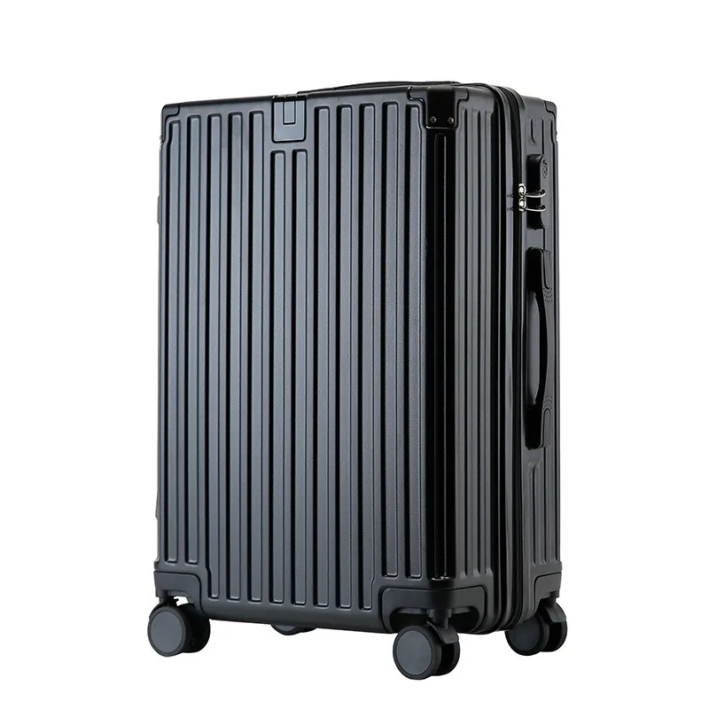 Valise 28” ultra-spacieuse en aluminium – Bagage haut de gamme avec support téléphone, porte-gobelet et crochet – Parfait pour longs séjours